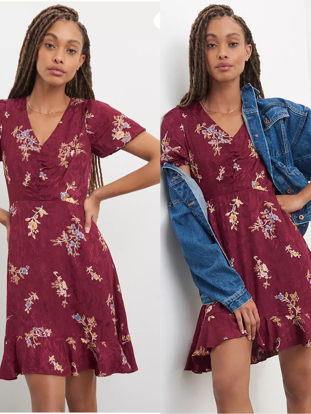 LIKE NEW Anthropologie Maeve Elisabeth Floral Mini Dress